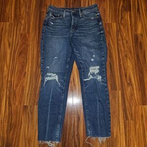 Old Navy O. G. Straight High Rise Denim Jeans Secret Smooth Pockets Womens 6
